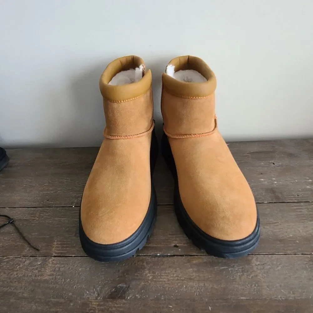 Koolaburra by Ugg Koola Mini Hybrid Boots Chestnut Style 1168010 Size 8